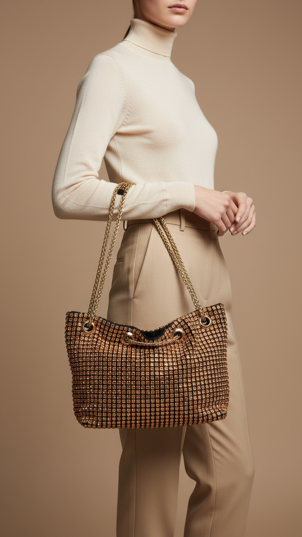 Champagne Bridal Clutch P24093