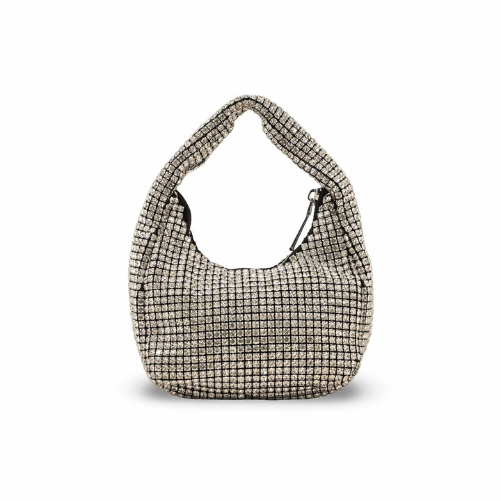 Silver Bridal Clutch P24096