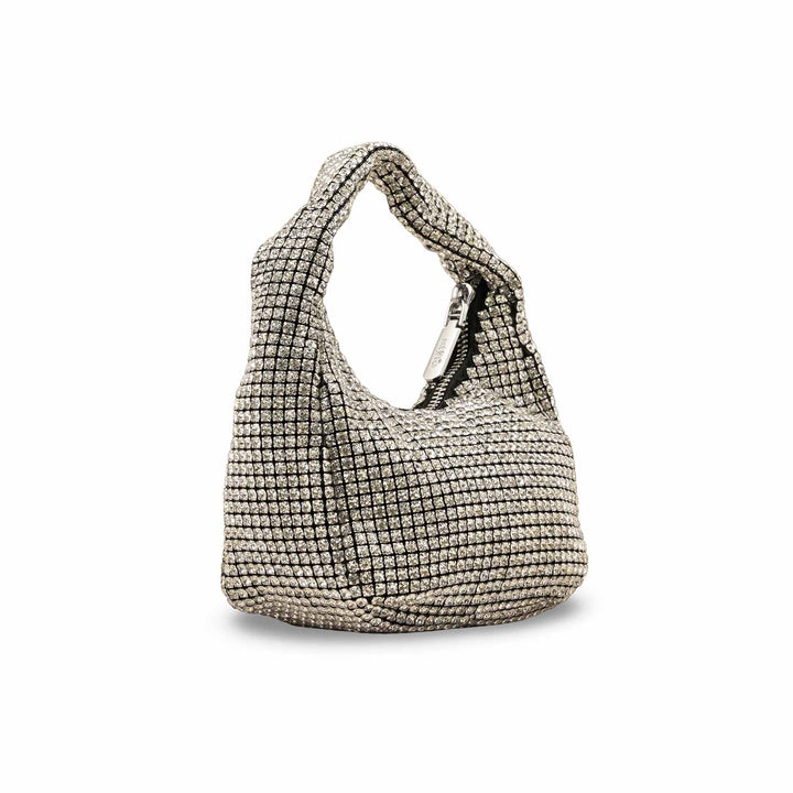 Silver Bridal Clutch P24096