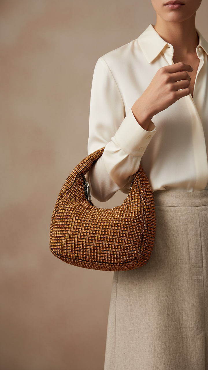 Golden Bridal Clutch P24097