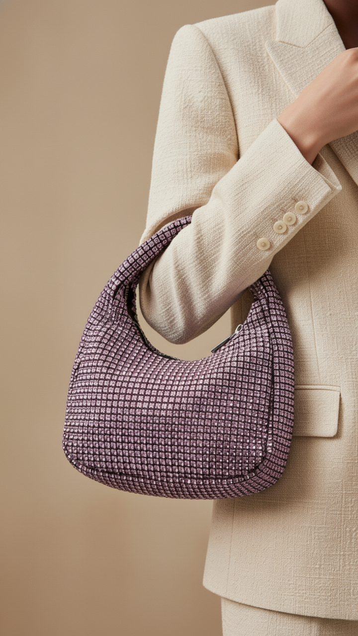 Purple Bridal Clutch P24097