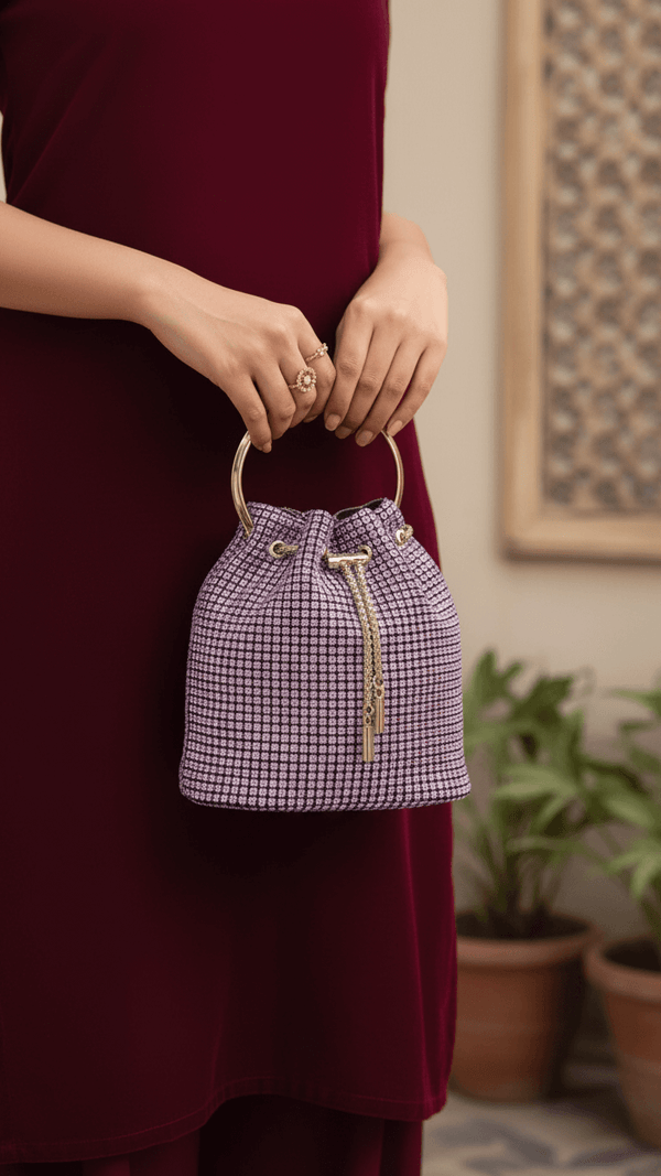 Purple Bridal Clutch P24099