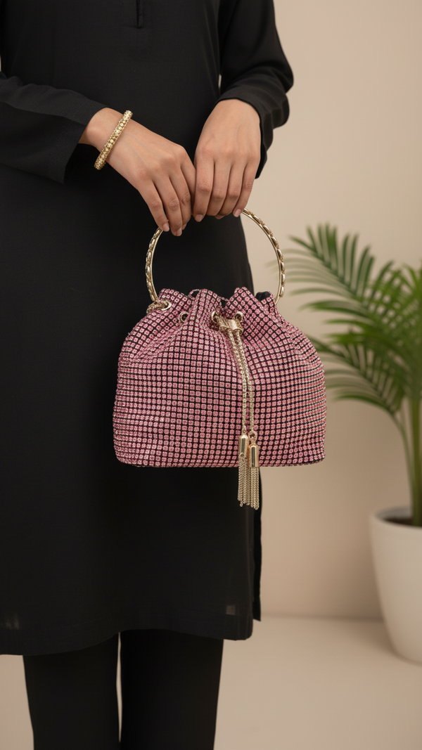 Pink Bridal Clutch P24105