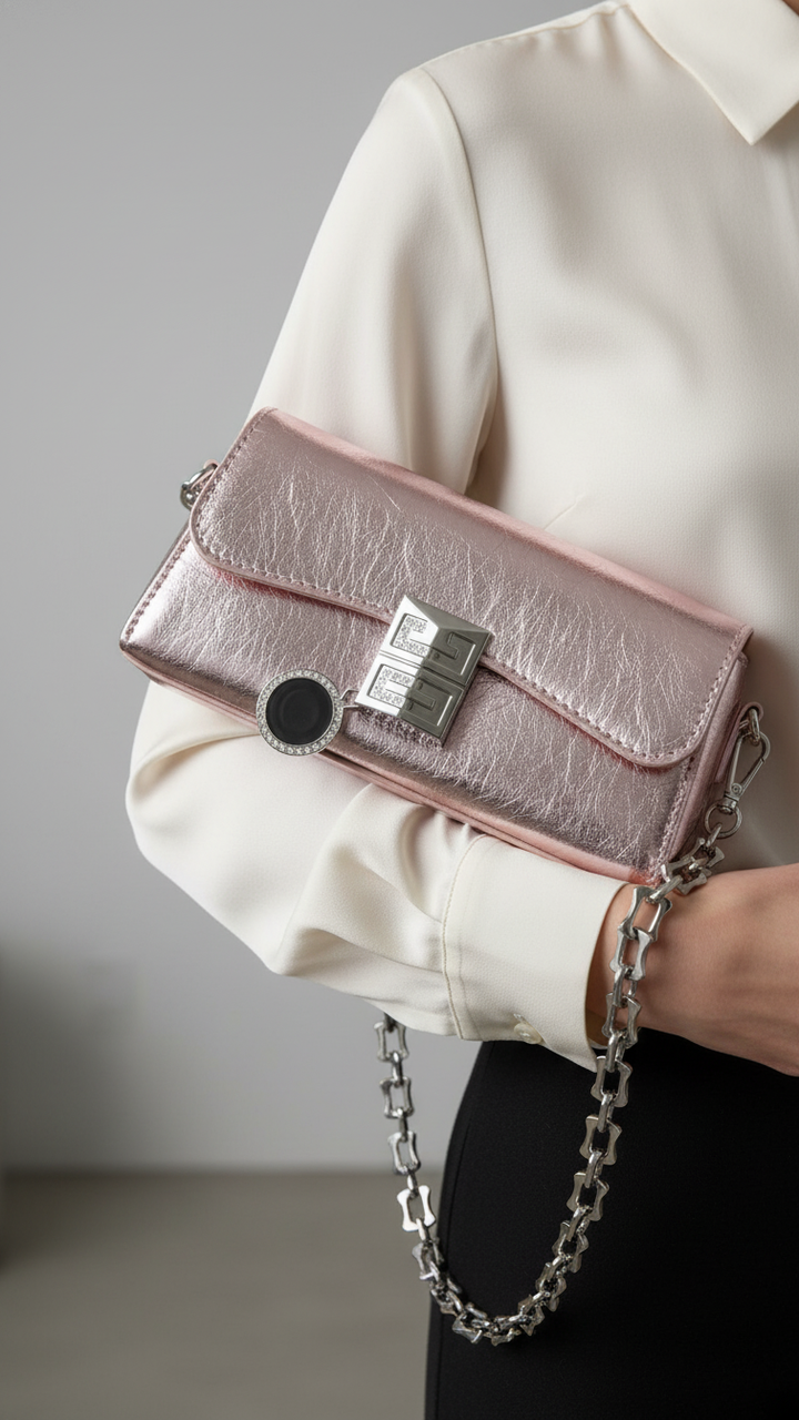 Brown Formal Clutch P24106