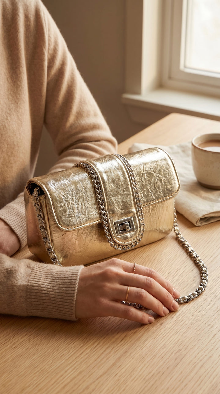Golden Formal Clutch P24107