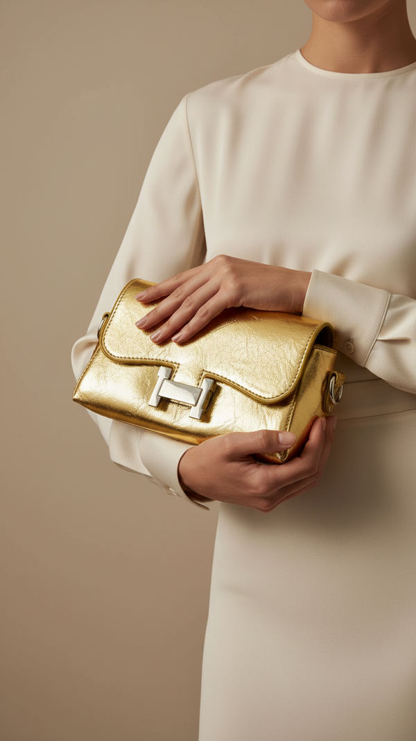Golden Formal Clutch P24111