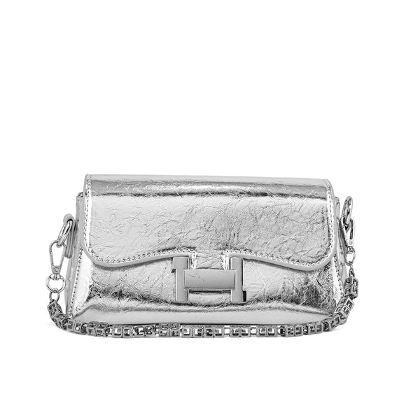 Silver Formal Clutch P24111