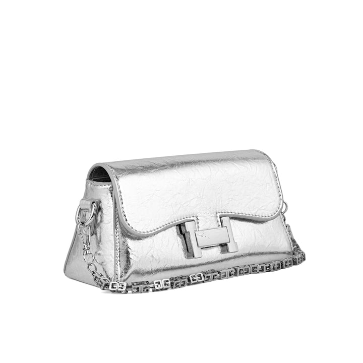 Silver Formal Clutch P24111