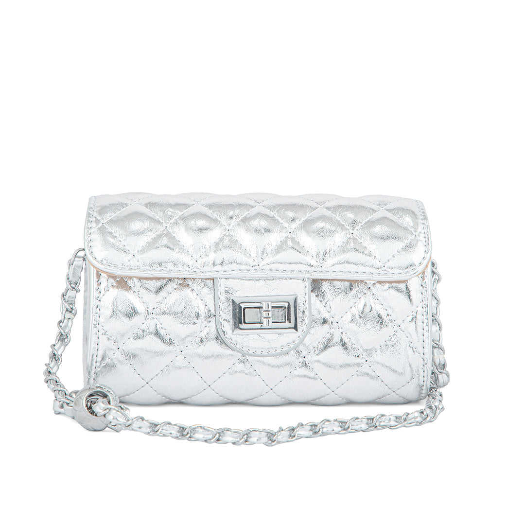 Silver Formal Clutch P24114