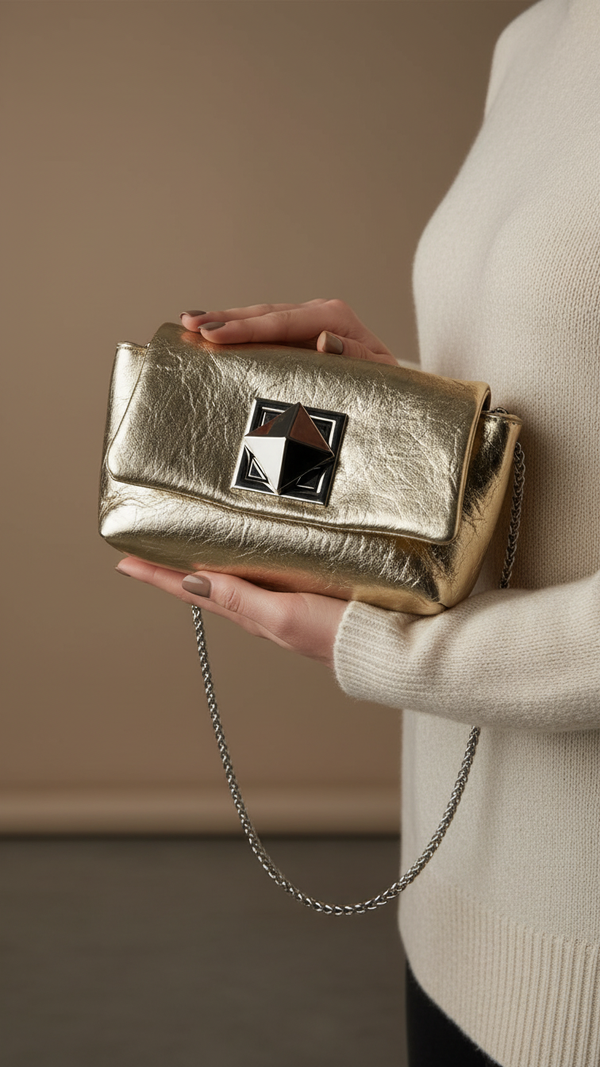 Golden Formal Clutch P24115