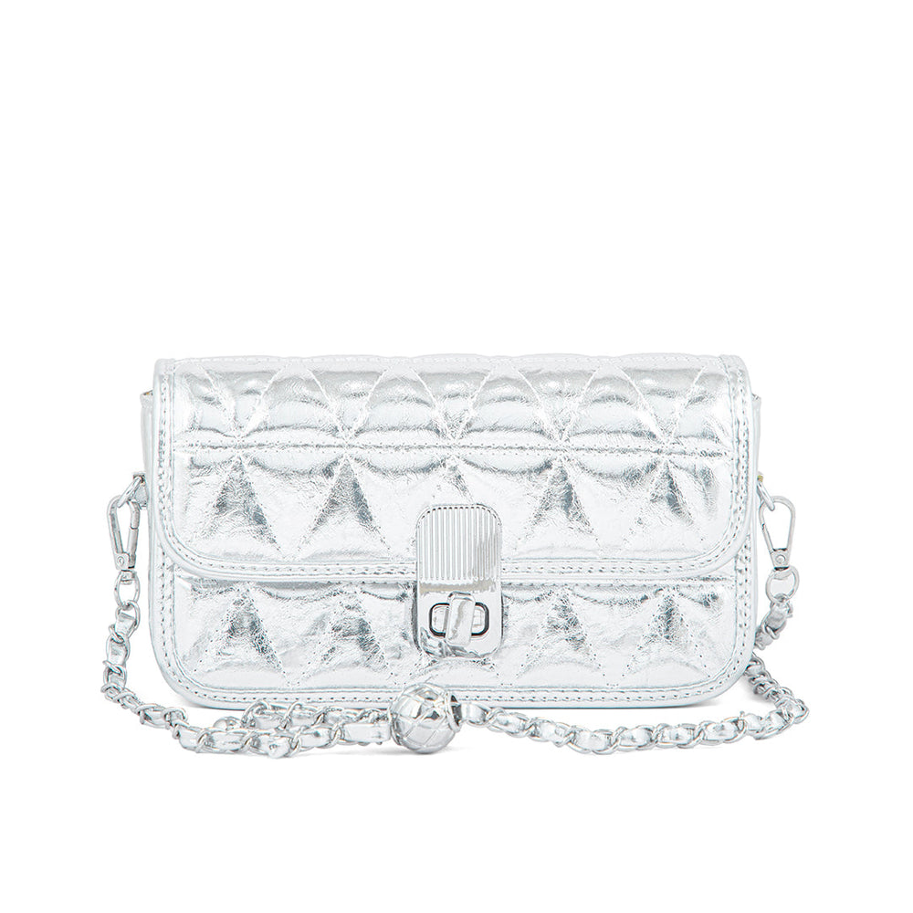 Silver Formal Clutch P24121