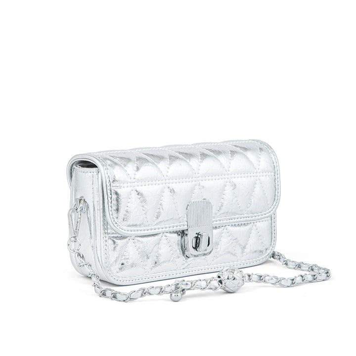 Silver Formal Clutch P24121