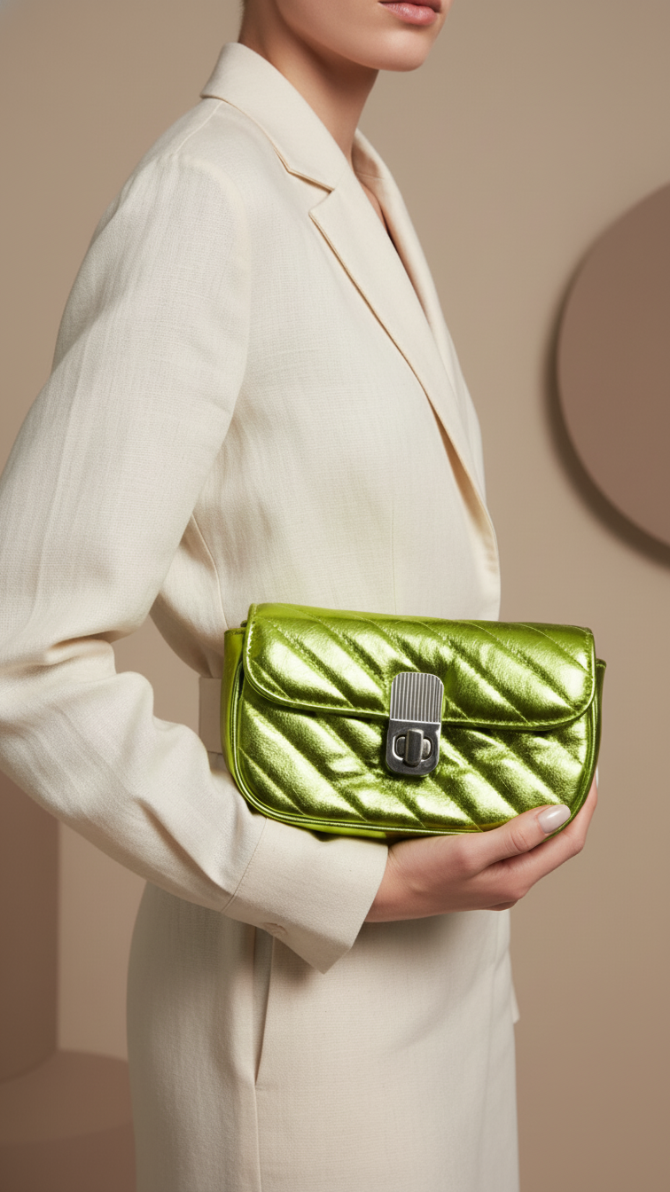 Green Formal Clutch P24123