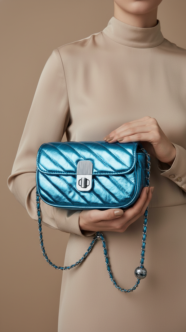 Blue Formal Clutch P24123