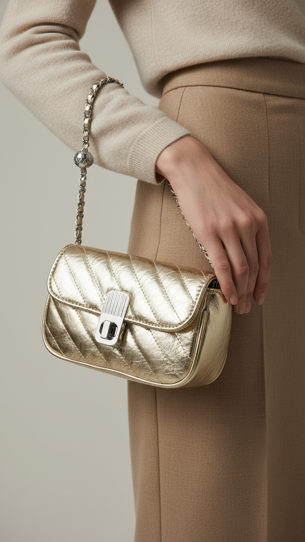 Golden Formal Clutch P24123