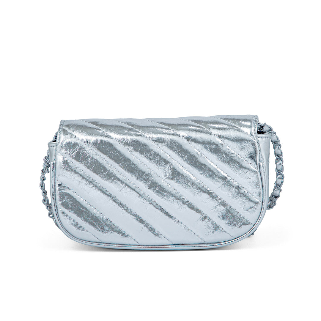 Silver Formal Clutch P24123