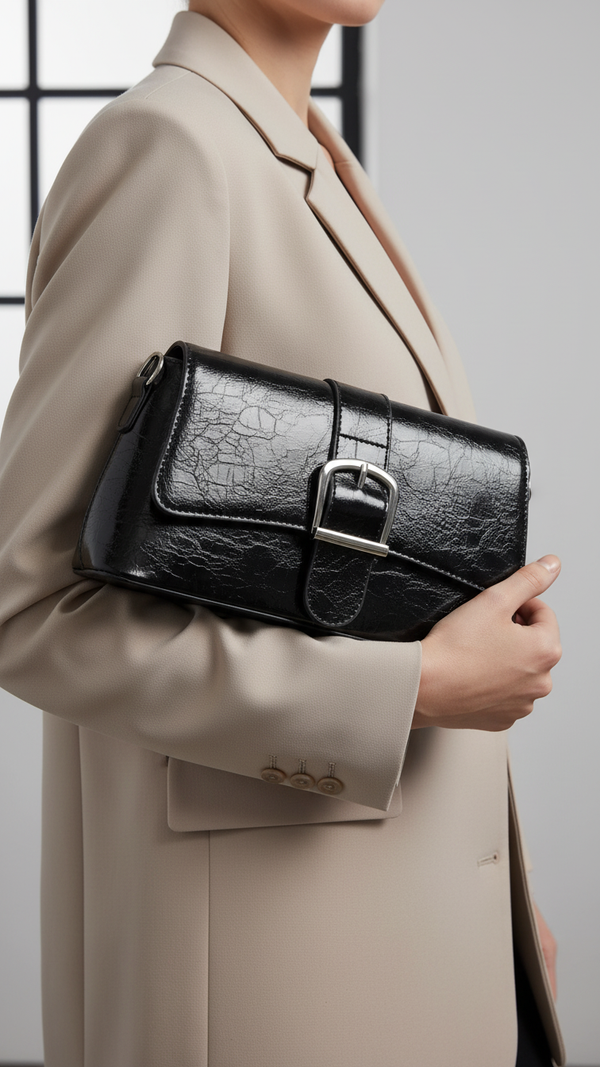 Black Formal Clutch P24124