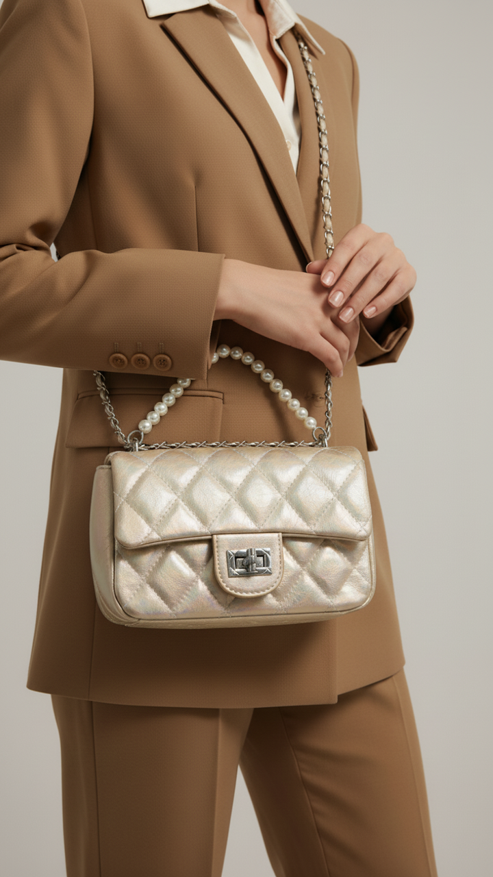Golden Formal Clutch P24128