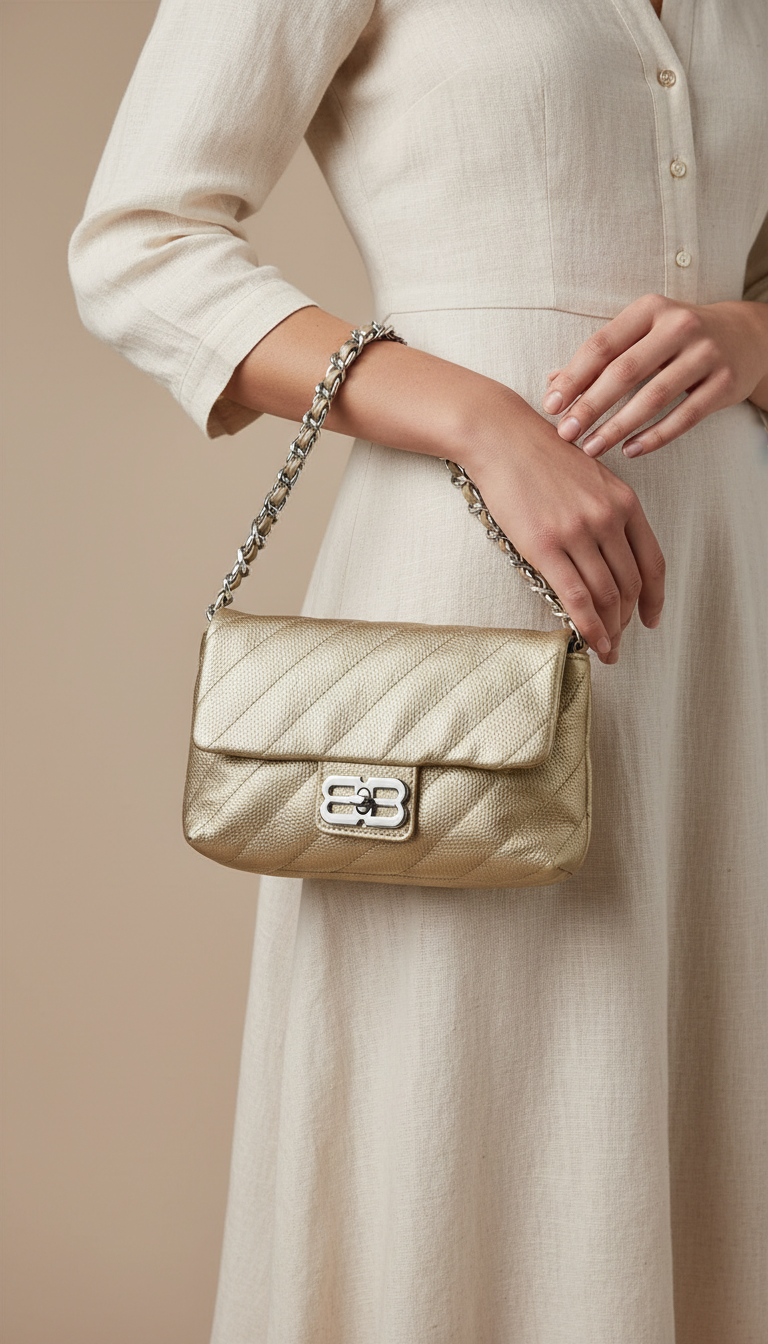 Golden Formal Clutch P24132