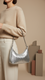 Silver Formal Shoulder Bag P24142