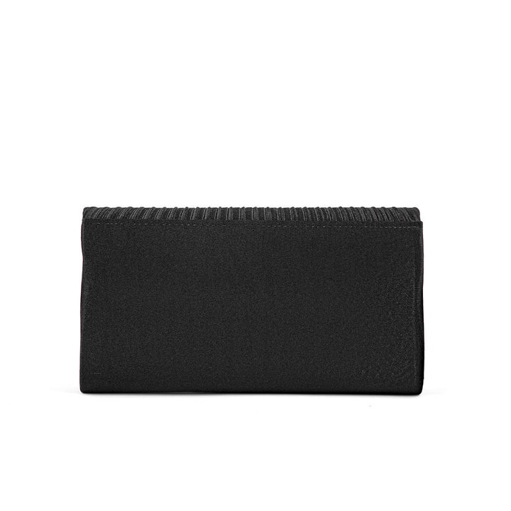 Black Fancy Clutch P24143