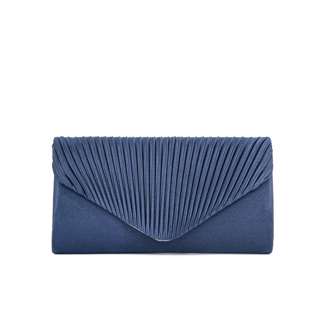 Navy Fancy Clutch P24143