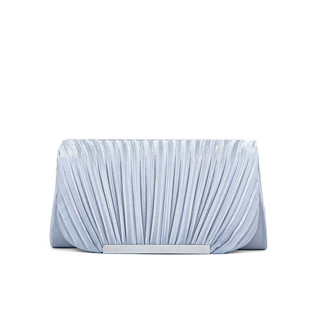 Silver Fancy Clutch P24144
