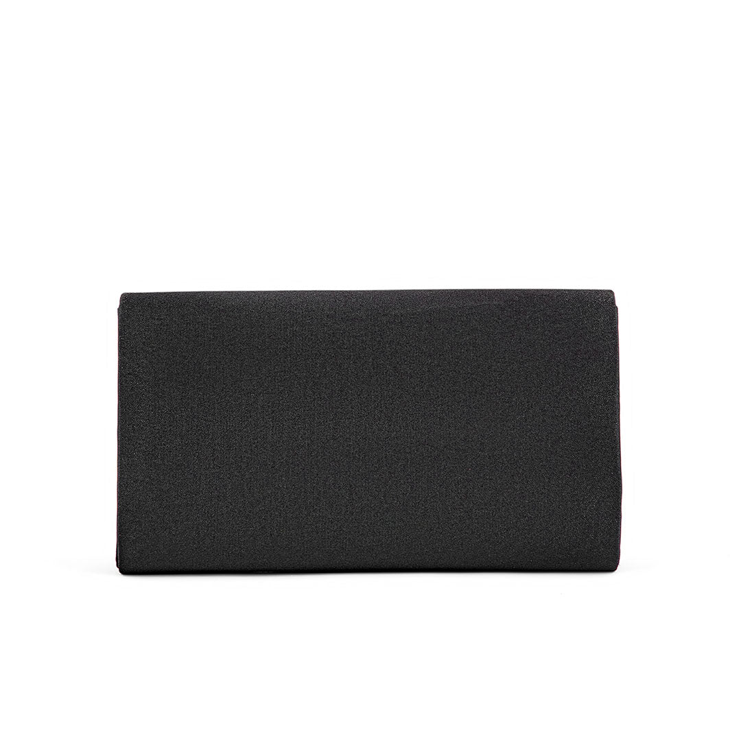 Black Fancy Clutch P24148