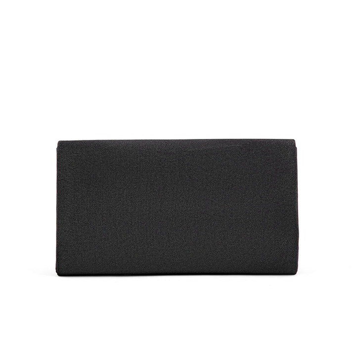 Black Fancy Clutch P24148