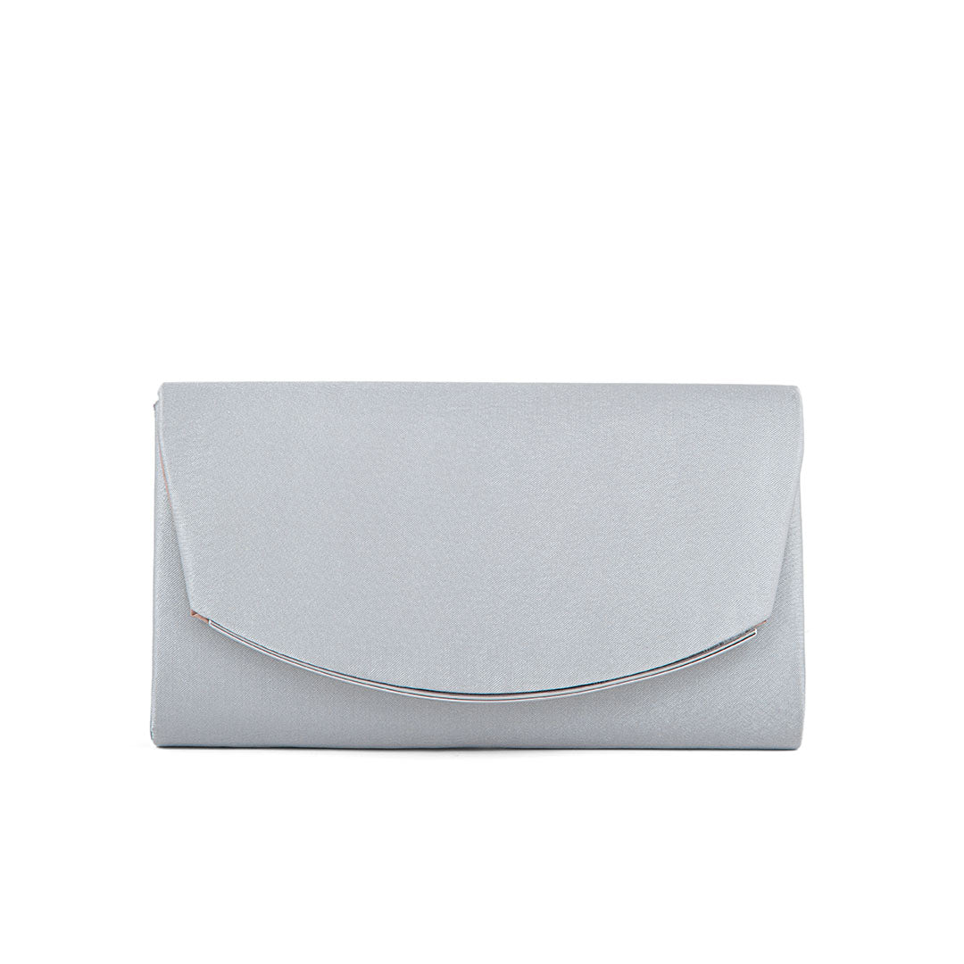 Silver Fancy Clutch P24148