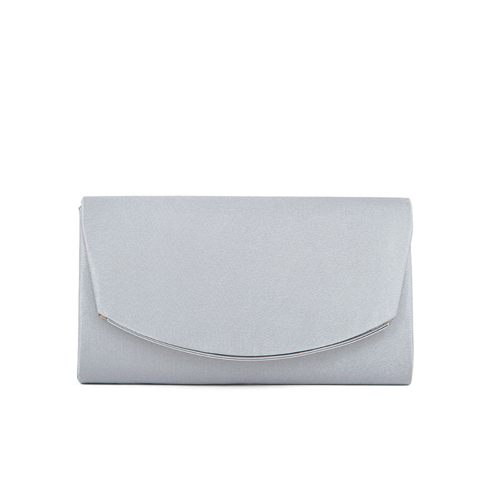 Silver Fancy Clutch P24148