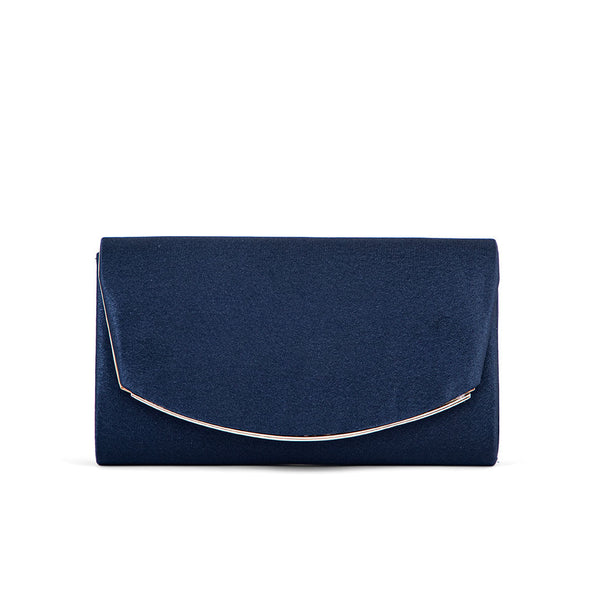 Navy Fancy Clutch P24148