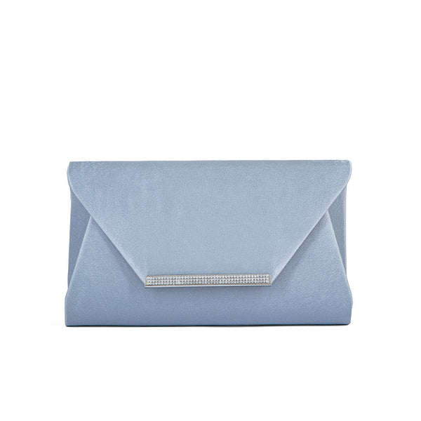 Silver Fancy Clutch P24149