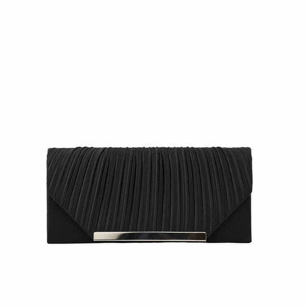 Black Fancy Clutch P24151