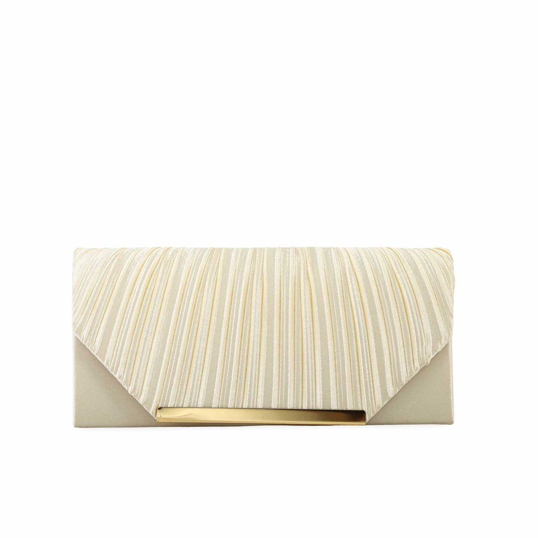 Beige Fancy Clutch P24151