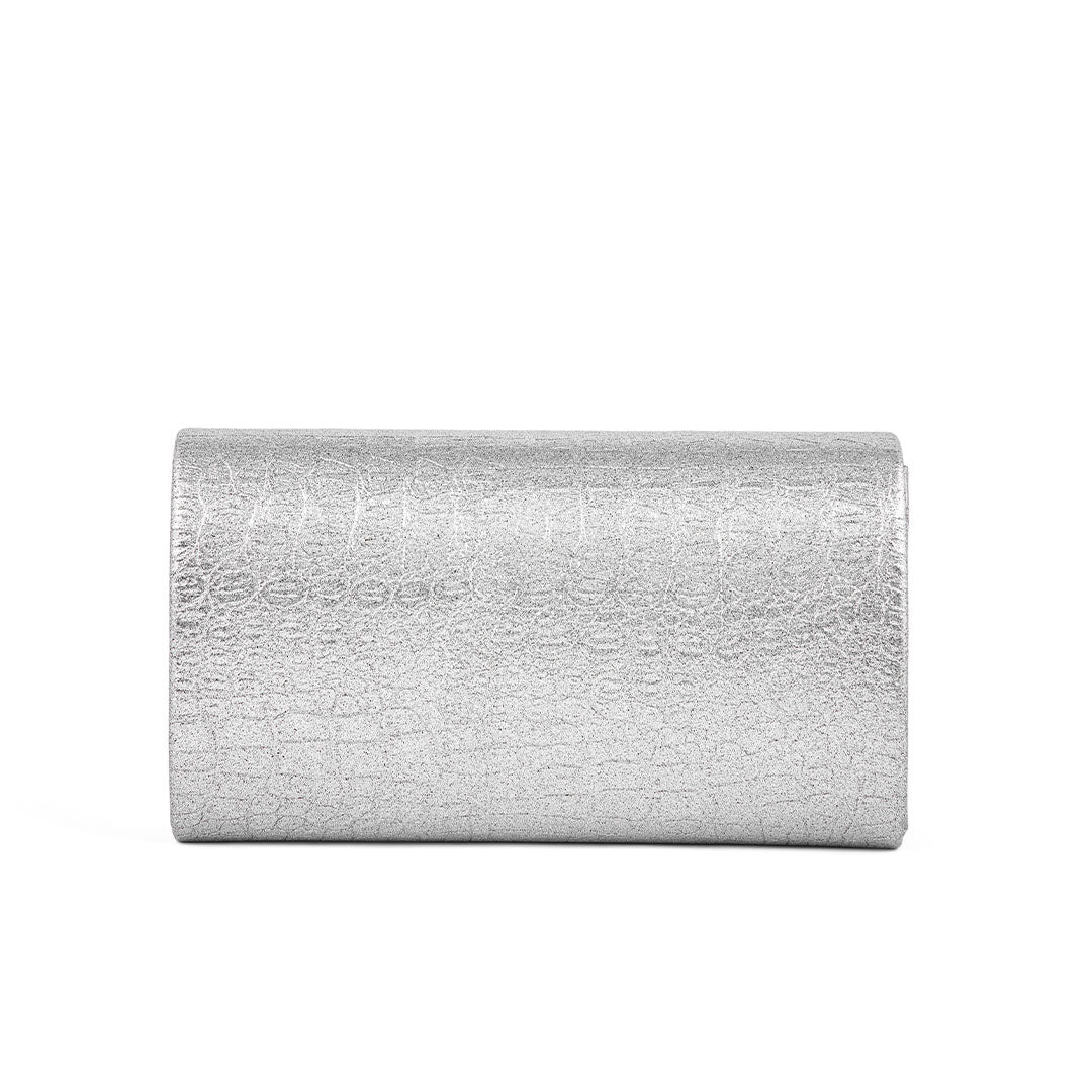 Grey Fancy Clutch P24158