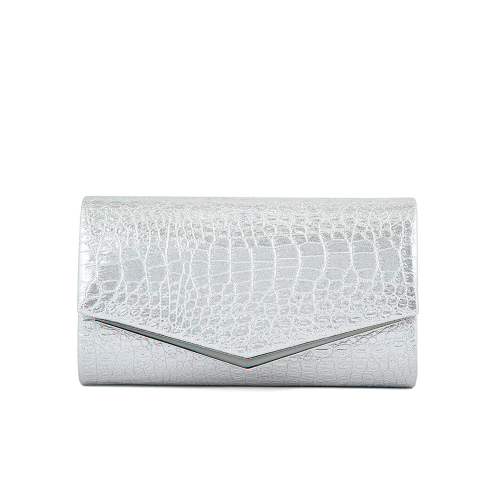 Cream Fancy Clutch P24158