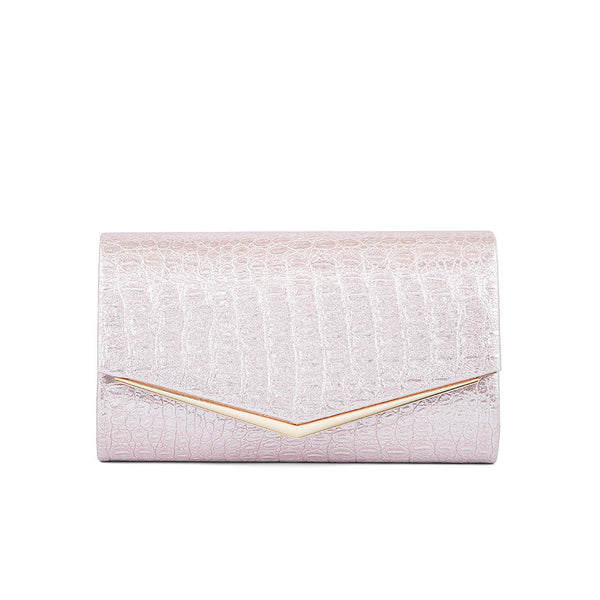 Beige Fancy Clutch P24158