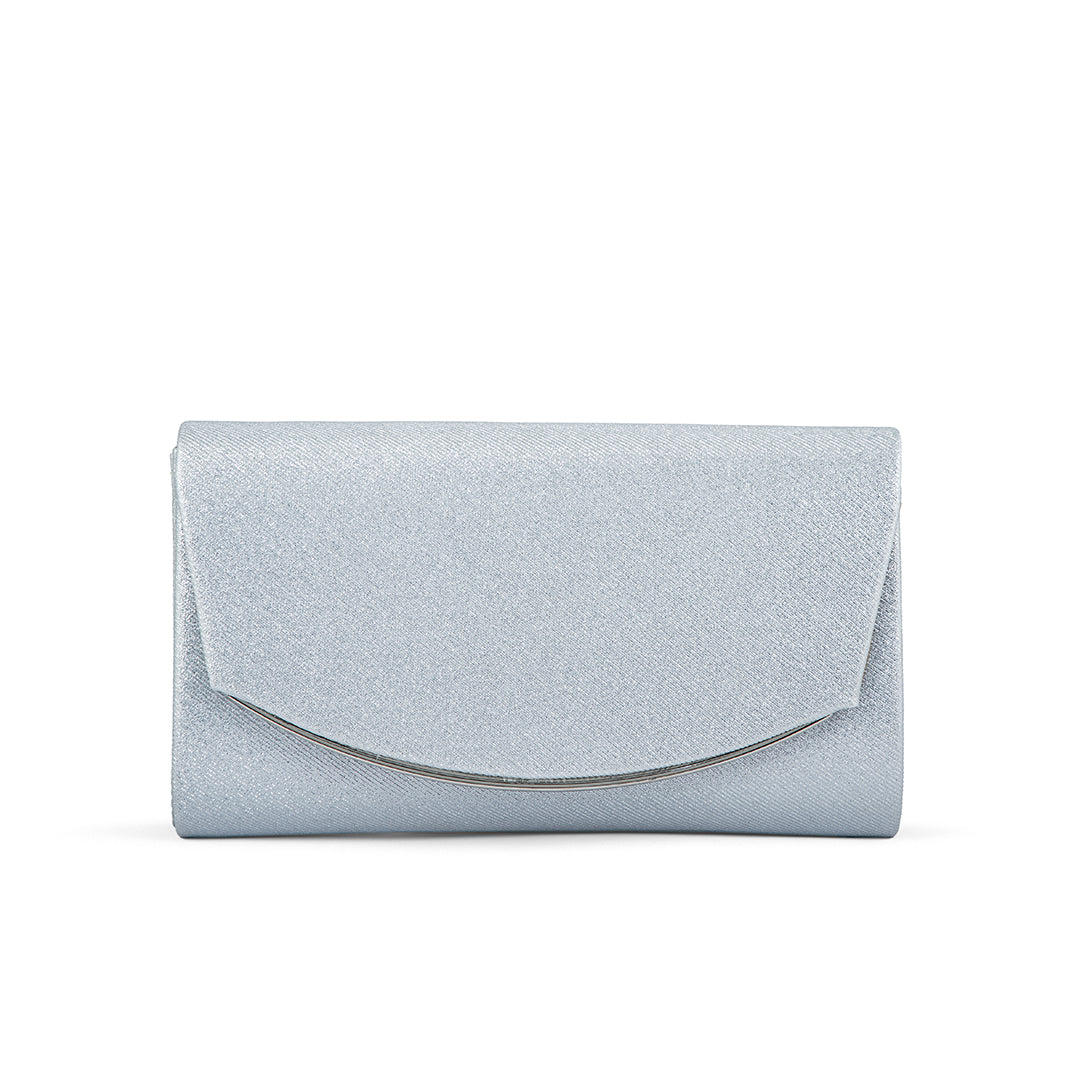 Silver Fancy Clutch P24163