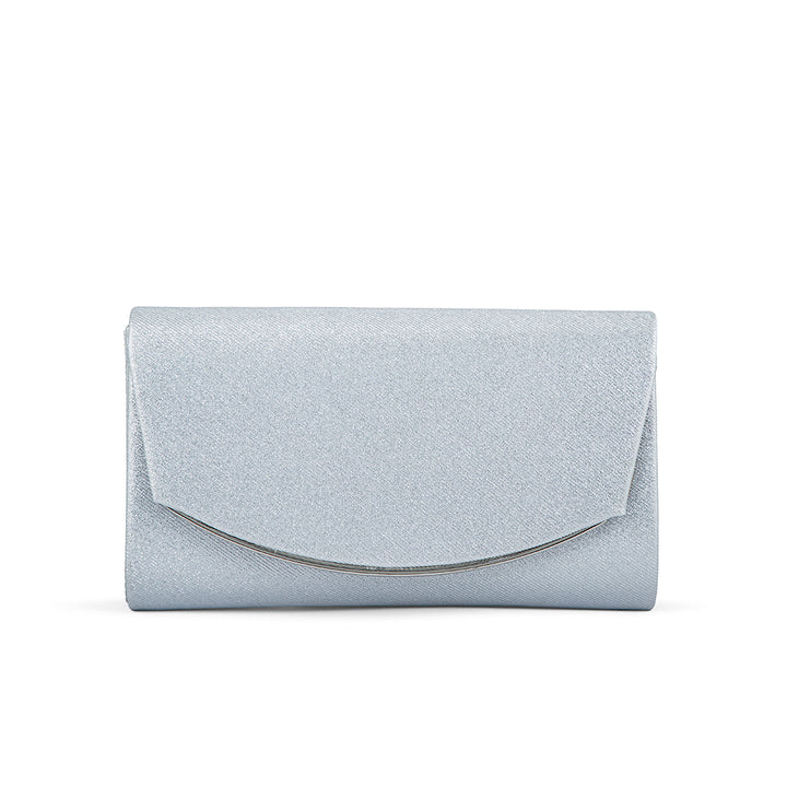Silver Fancy Clutch P24163