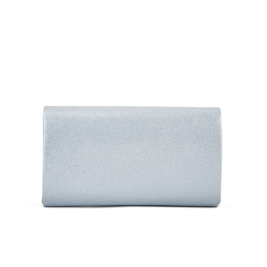 Silver Fancy Clutch P24163