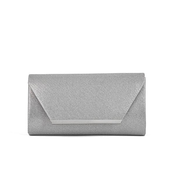 Grey Fancy Clutch P24167