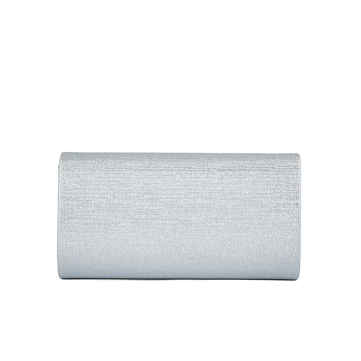 Silver Fancy Clutch P24168
