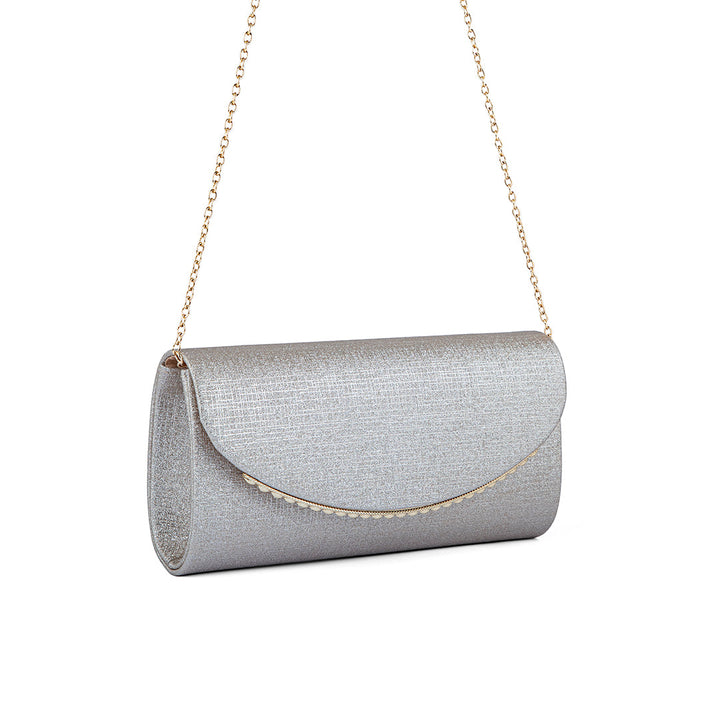 Beige Fancy Clutch P24168