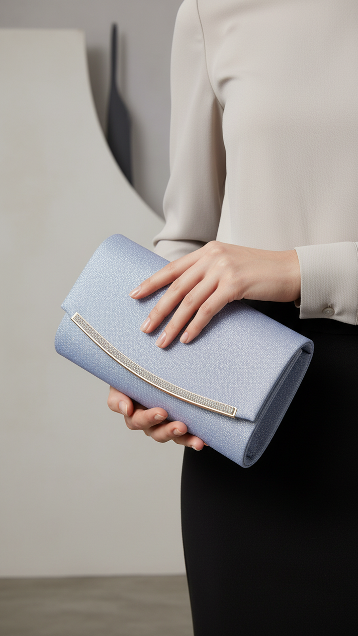 Purple Fancy Clutch P24171