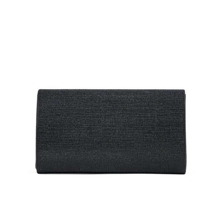 Black Fancy Clutch P24171