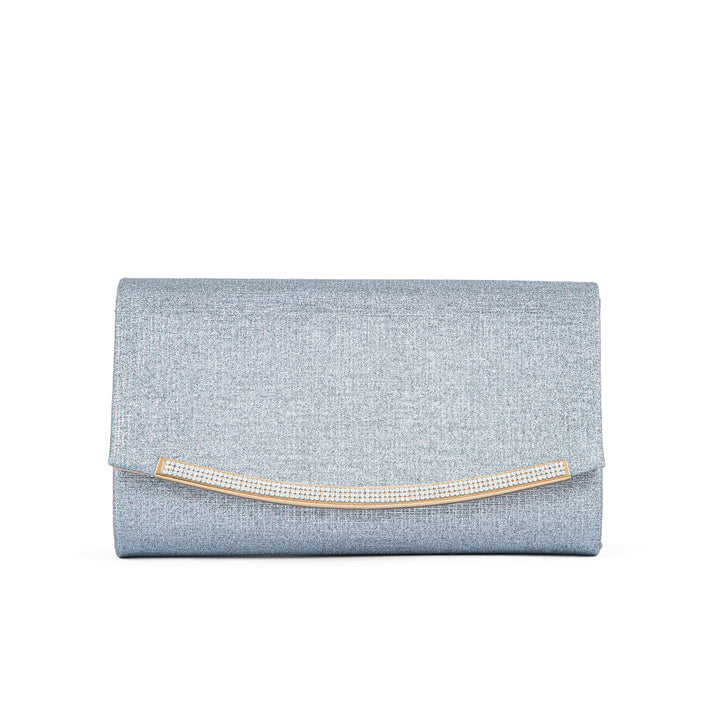 Grey Fancy Clutch P24171