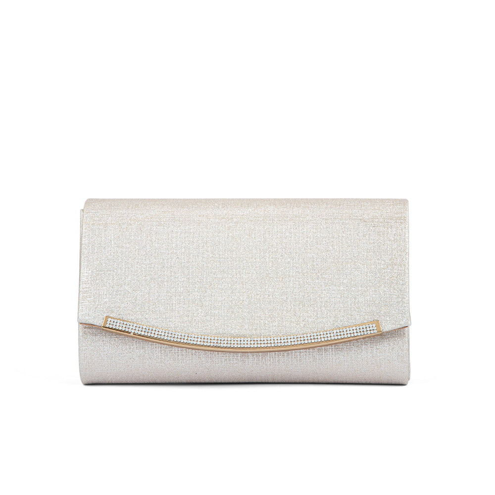 Beige Fancy Clutch P24171