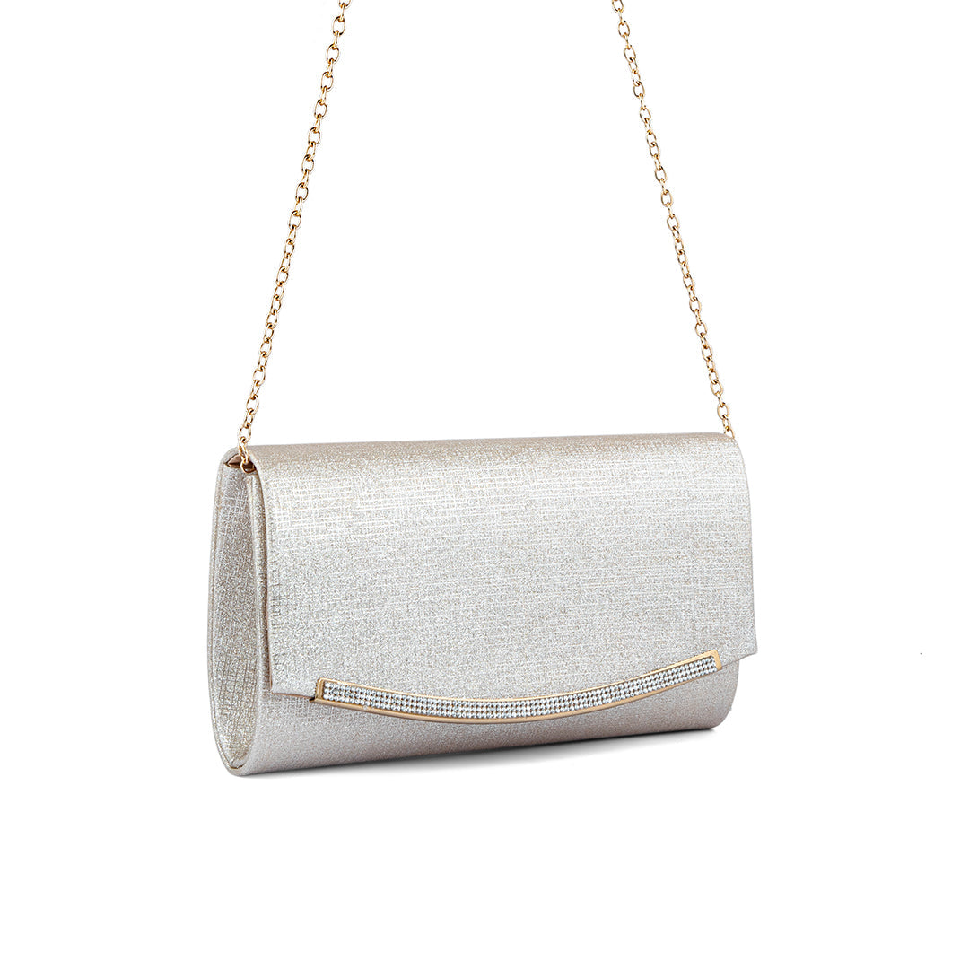 Beige Fancy Clutch P24171