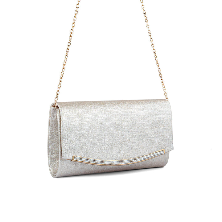 Beige Fancy Clutch P24171